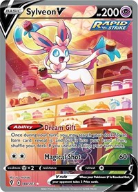 Sylveon V (Alternate Full Art) - SWSH07: Evolving Skies (NM)