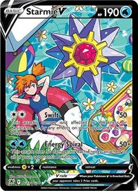 Starmie V - SWSH10: Astral Radiance Trainer Gallery (NM)