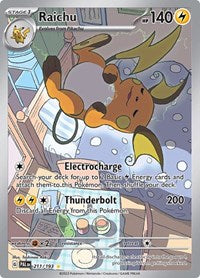 Raichu - 211/193 - SV02: Paldea Evolved (NM)