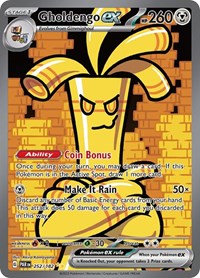 Gholdengo ex - 252/182 - SV04: Paradox Rift (NM)