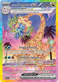 Alolan Exeggutor ex - 242/191 - SV08: Surging Sparks (NM)