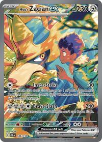 Hop's Zacian ex - 186/159 - SV09: Journey Together (NM)