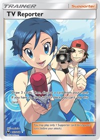 TV Reporter (Full Art) - SM - Celestial Storm (NM)