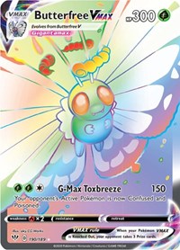 Butterfree VMAX (Secret) - SWSH03: Darkness Ablaze (NM)