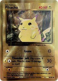 Pikachu - 58/102 (Celebrations Metal Card) - Miscellaneous Cards & Products (NM)