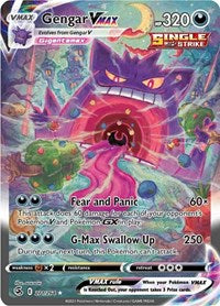 Gengar VMAX (Alternate Art Secret) - SWSH08: Fusion Strike (NM)