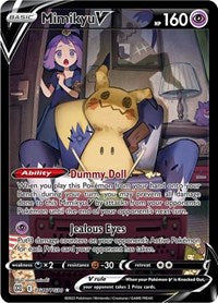 Mimikyu V - SWSH09: Brilliant Stars Trainer Gallery (NM)