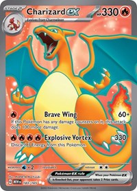 Charizard ex - 183/165 - SV: Scarlet & Violet 151 (NM)