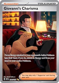 Giovanni's Charisma - 204/165 - SV: Scarlet & Violet 151 (NM)