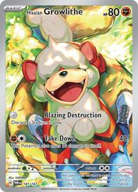 Hisuian Growlithe - 181/167 - SV06: Twilight Masquerade (NM)