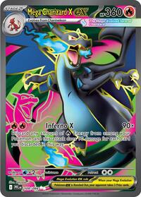 Mega Charizard X ex - 109/094 - ME02: Phantasmal Flames (NM)