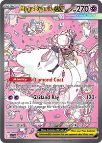 Mega Diancie ex - 282/217 - ME: Ascended Heroes (NM)