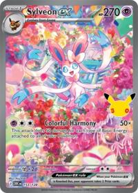Sylveon ex - 153/128 - ME: 30th Celebration (NM)